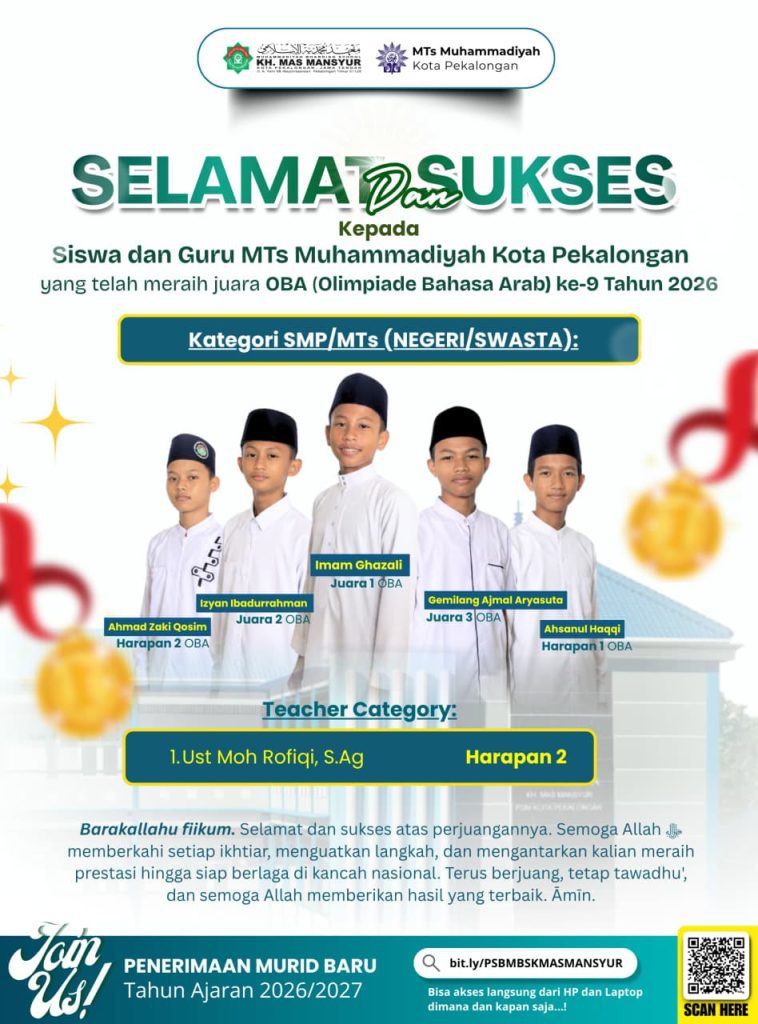MBS Mas Mansyur Kota Pekalongan Juara OBA 2026
